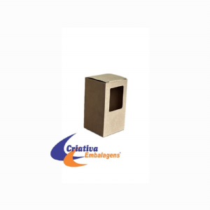CAIXA PARA CANECA 10X10X12CM COM VISOR