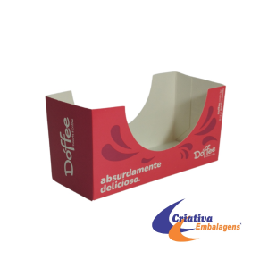 SUPORTE PARA DONUTS 12X5X6CM FUNDO AUTOMATICO