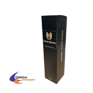 Embalagem para vinho 8,5x8,5x34cm - kit 100un personalizado
