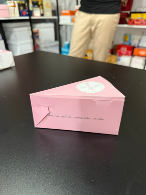Embalagem para Fatia de Tortas e Bolos - 14X10X7cm