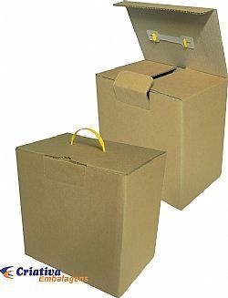 Caixa 27x18x27cm com alça cesta