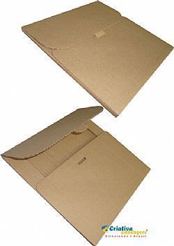 Caixa Envelope papelão Kraft 31,5x31,5x1cm cód. 172 