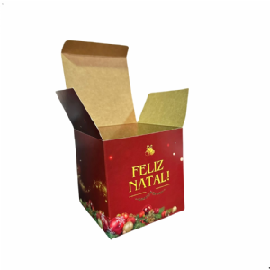 CAIXA PARA PANETONE E CHOCOTONE 100g  10X10X10CM - PERSONALIZA��O GEN�RICA NATAL - PRONTA ENTREGA