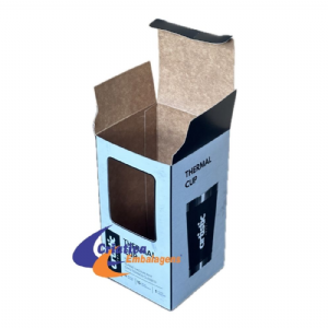 CAIXA PARA CANECA 10X10X12CM COM VISOR