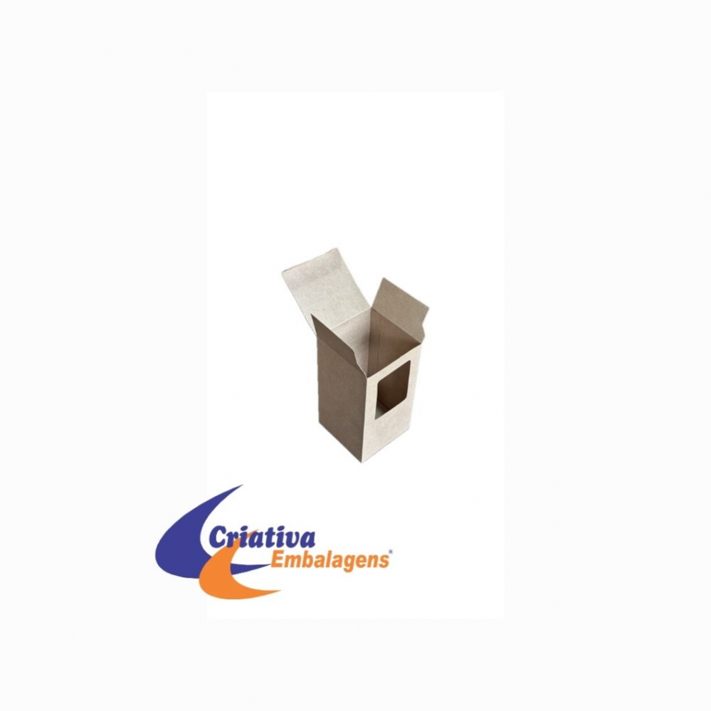 CAIXA PARA COPO 10X10X18CM COM VISOR