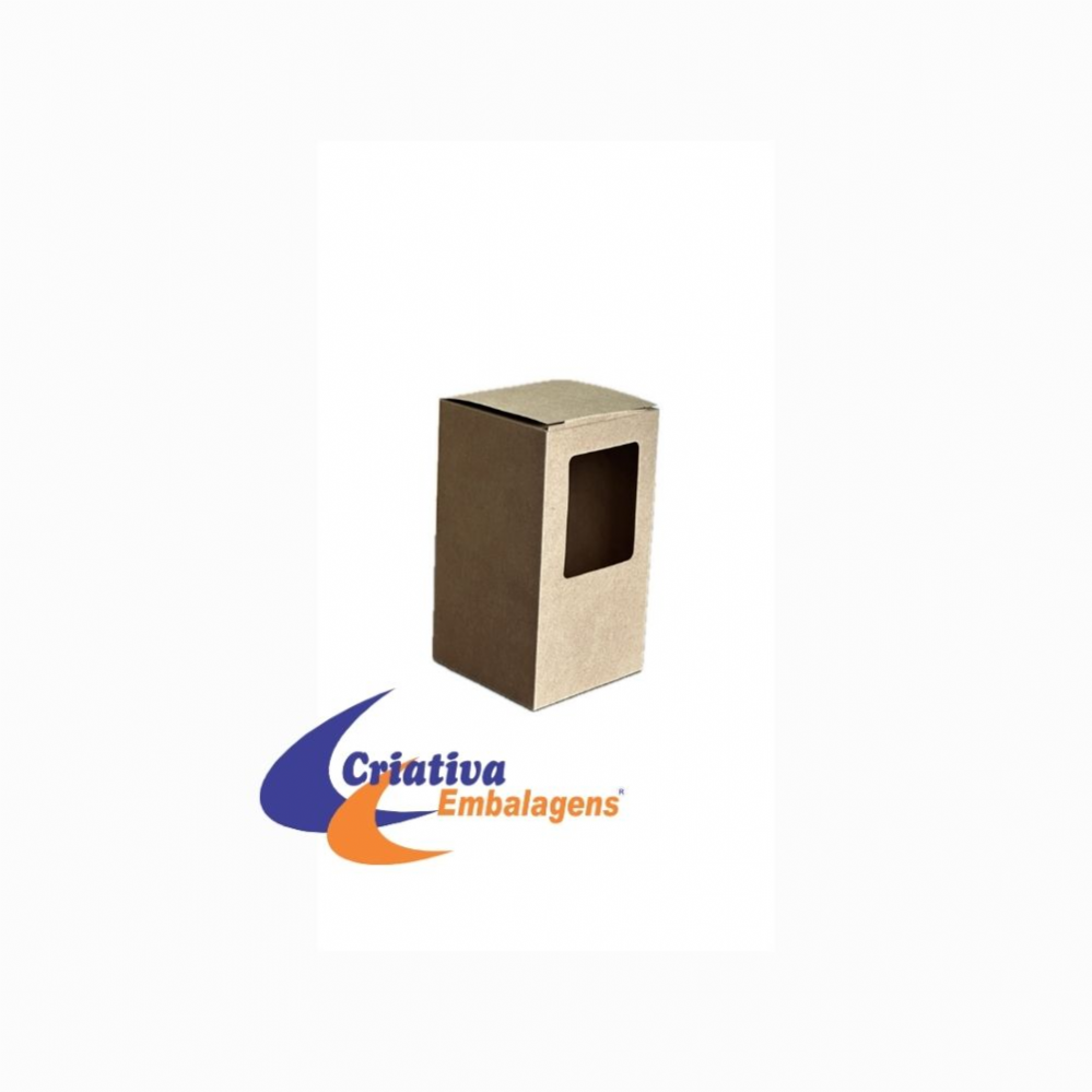 CAIXA PARA COPO 10X10X18CM COM VISOR