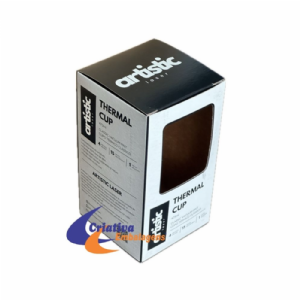 CAIXA PARA COPO 10X10X18CM COM VISOR