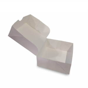 CAIXA 12X12X5CM - HAMB�RGUER/POR��O