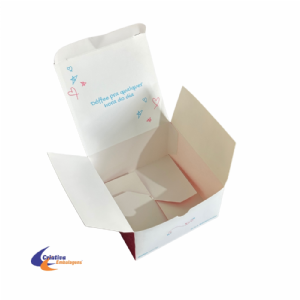 CAIXA PARA DONUTS 12X12X7CM - FUNDO AUTOM�TICO