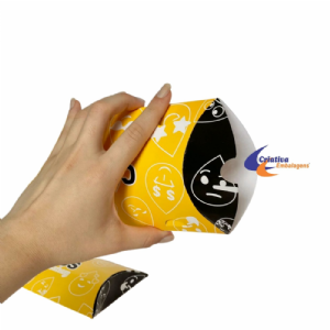 Embalagem travesseiro pastel grande 23x12x4