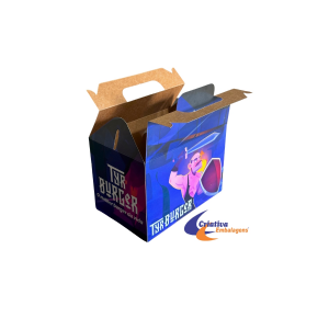 COMBO LANCHE - 18X12X12,5CM COM AL�A E VISOR