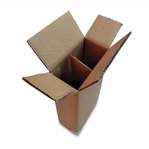 Caixa p/ vinho 2 garrafas 19x10x34cm - REFOR�ADA