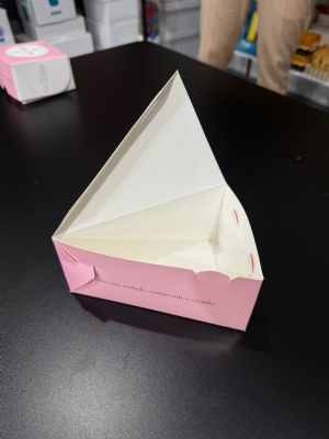 Embalagem para Fatia de Tortas e Bolos - 14X10X7cm