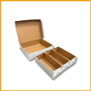 MARMITA PARA RESTAURANTE 19X15X5CM ANTIVAZAMENTO COM 3 BANDEJAS