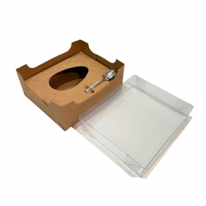 Caixa para ovo de colher 250g/350g/500g COM COLHER