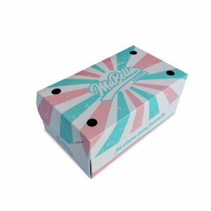 Caixa 20x12x9cm fundo estrela - Hamb�rguer/Por��o