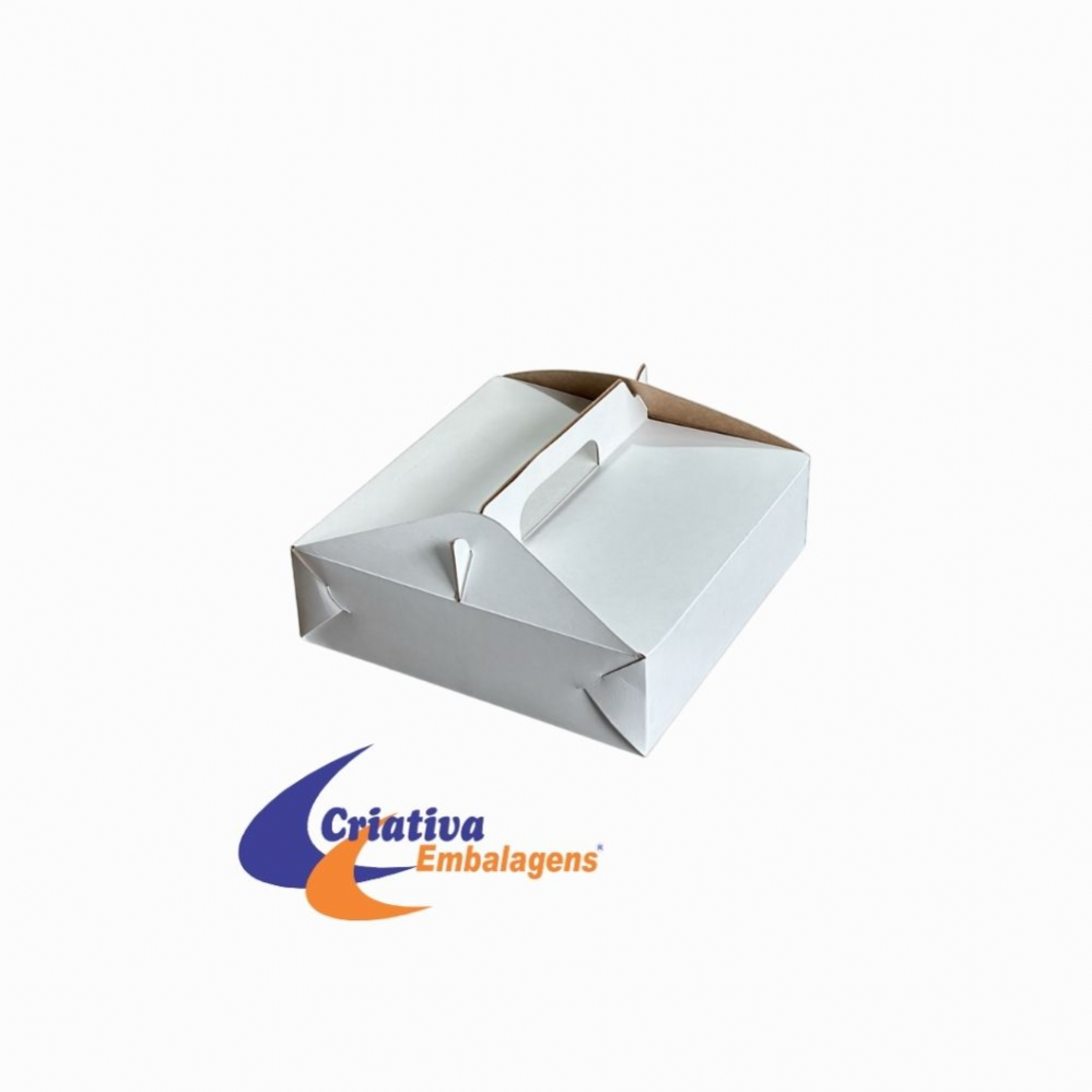 Caixa 24x24x7cm cesta com al�a
