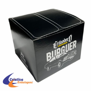 EMBALAGEM BURGUER E LANCHE - 11X11X9CM FA