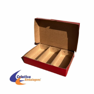 EMBALAGEM MARMITA PARA RESTAURANTE - 25x17x5cm antivazamento c/ 3 bandejas