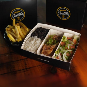 MARMITA PARA RESTAURANTE 19X15X5CM - kit com 100un personalizado