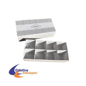 CAIXA GAVETA 28X13,5X7CM COM DIVIS�RIAS