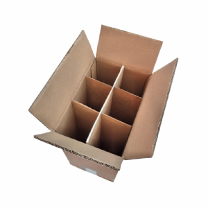 Caixa p/ vinho 6 garrafas 29x19x34cm - REFOR�ADA