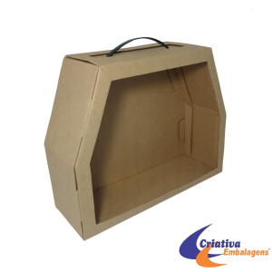 CAIXA MALETA 30X10X24CM COM VISOR E ALA