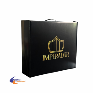 CAIXA ESTOJO 36X32X11CM COM AL�A DE PL�STICO