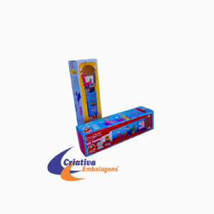 Caixa 5x4,5x18cm com visor