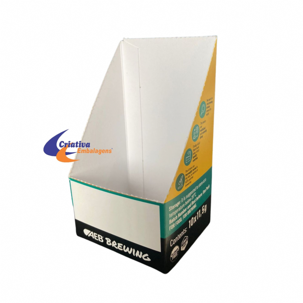 Caixa 7x6x12,5 com fundo semi aut. e picote para destaque