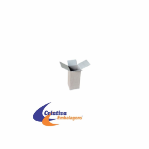 Caixa 4 abas 9,5x9,5x22,5cm - Aba Sobreposta