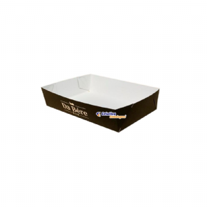 BANDEJA BARCA CANOA PARA POR��ES E FRITAS 18X12X4cm