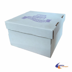 Caixa para bolo 25x25x15 - Pronta entrega