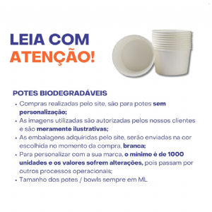 BOWLS POTE PARA POKE, SOPAS E YAKISOBA