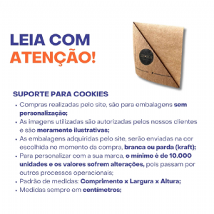 Suporte para cookies 12,5X12,5X0,15cm