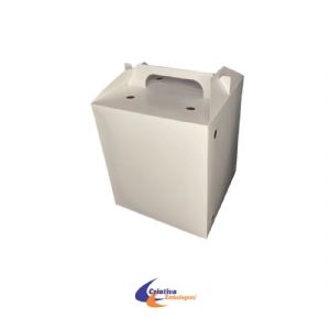 Caixa para pizza - 4 cones 14x14x16cm