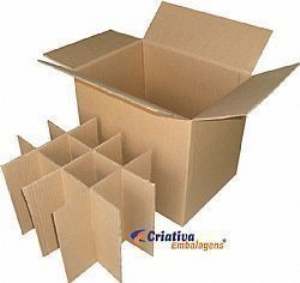 Caixa para 12 garrafas de cerveja REFOR�ADA