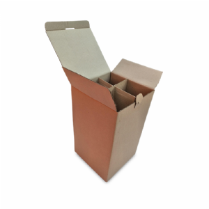 Caixa p/ vinho 4 garrafas 20x20x34,5cm